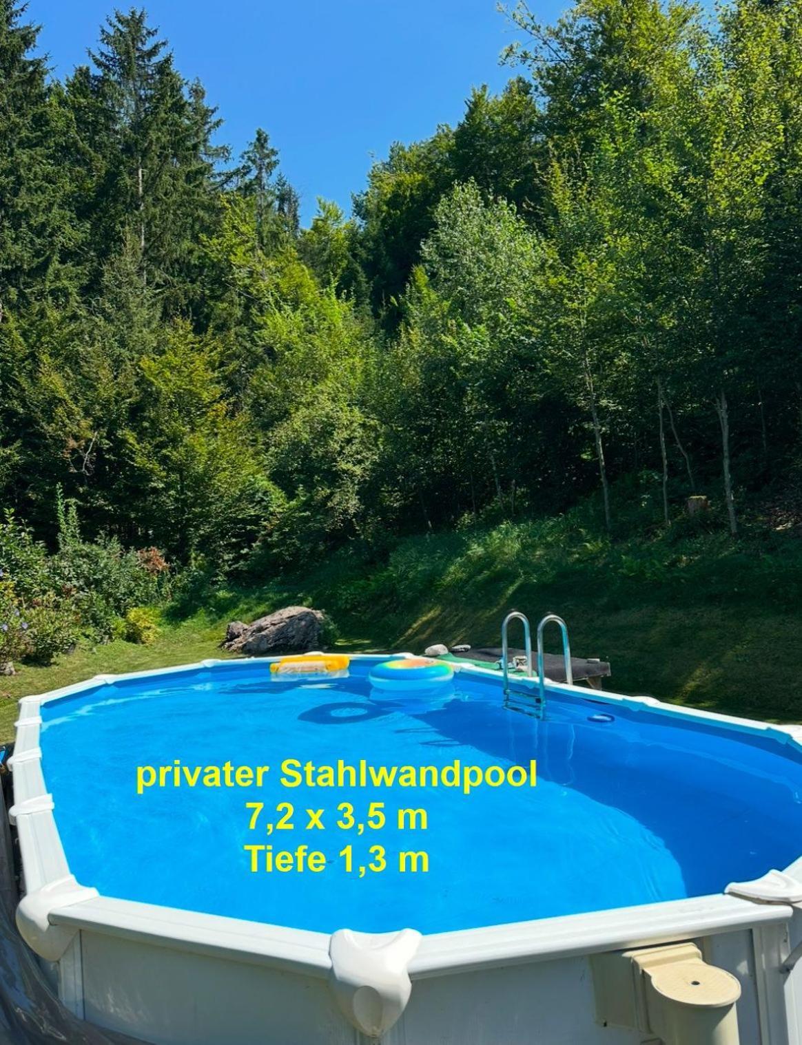 Ferienwohnung Waldblick, Faaker See Oberaichwald  Exteriér fotografie